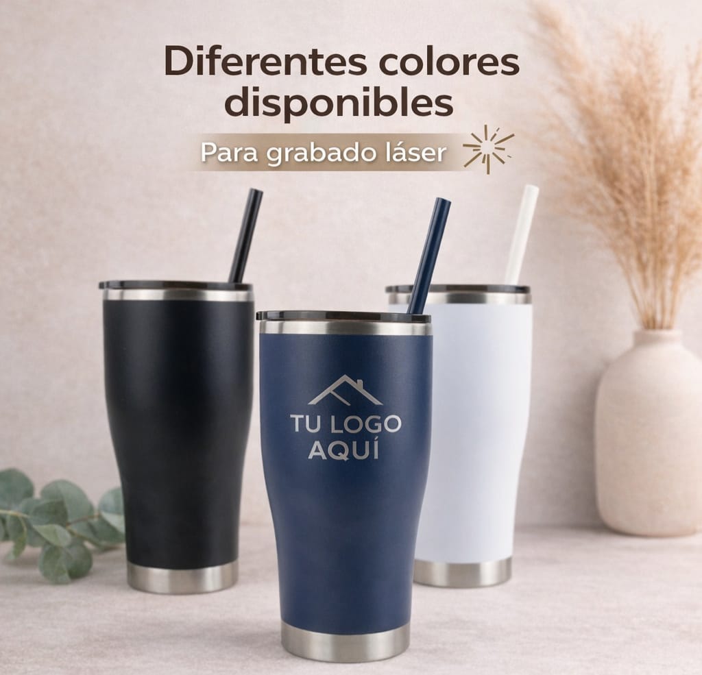 Termo Personalizado con Laser Sin Asa