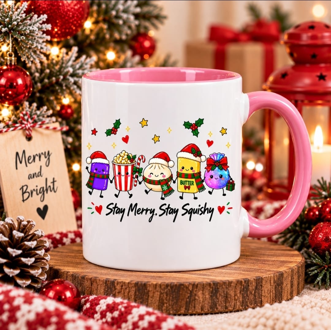 Stay Merry Stay Squishy Mug
