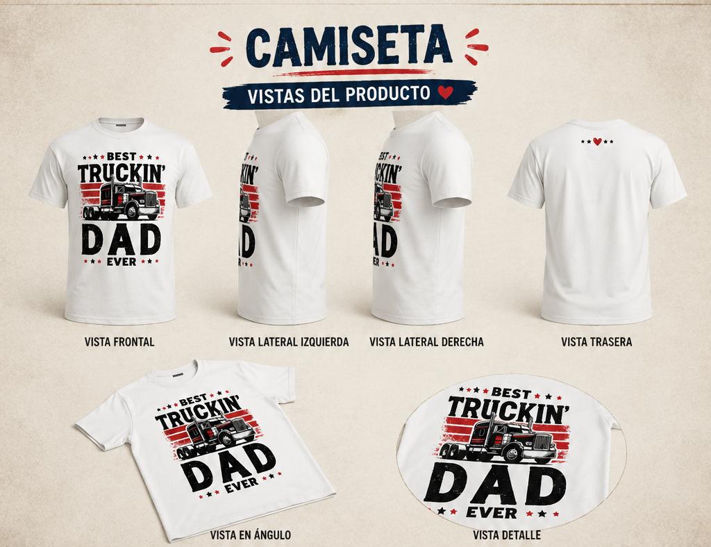 Camiseta + Taza "Truckin Dad"