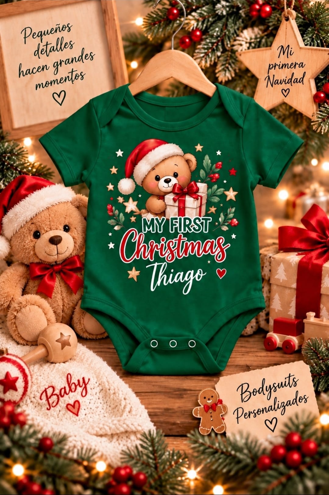 My First Christmas Baby Onesie