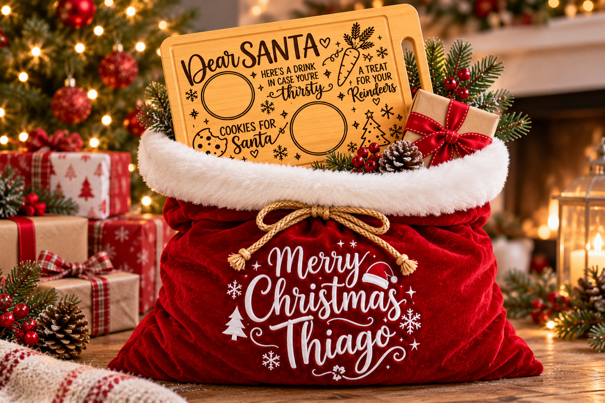 Santa's Christmas Eve Treat Board