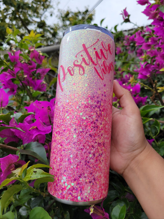 Custom Tumbler Pink