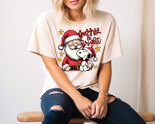 Snoopy and Santa Shirt