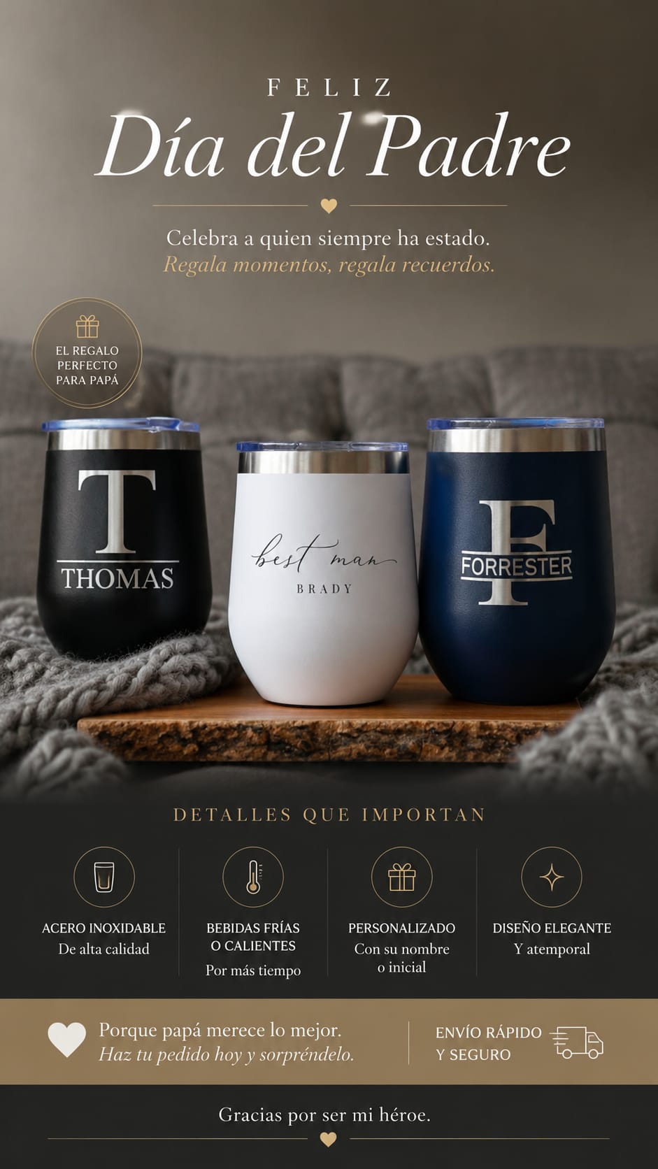 Vaso Vinero Personalizado