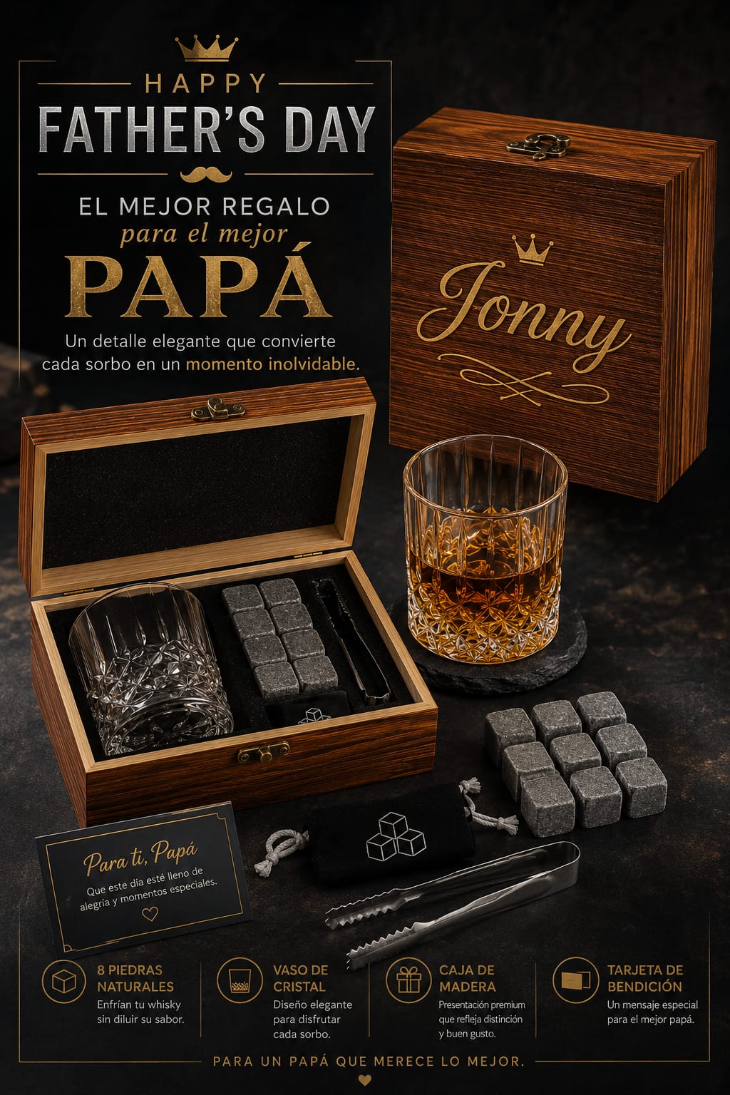 Whiskey Gift Set for Dad