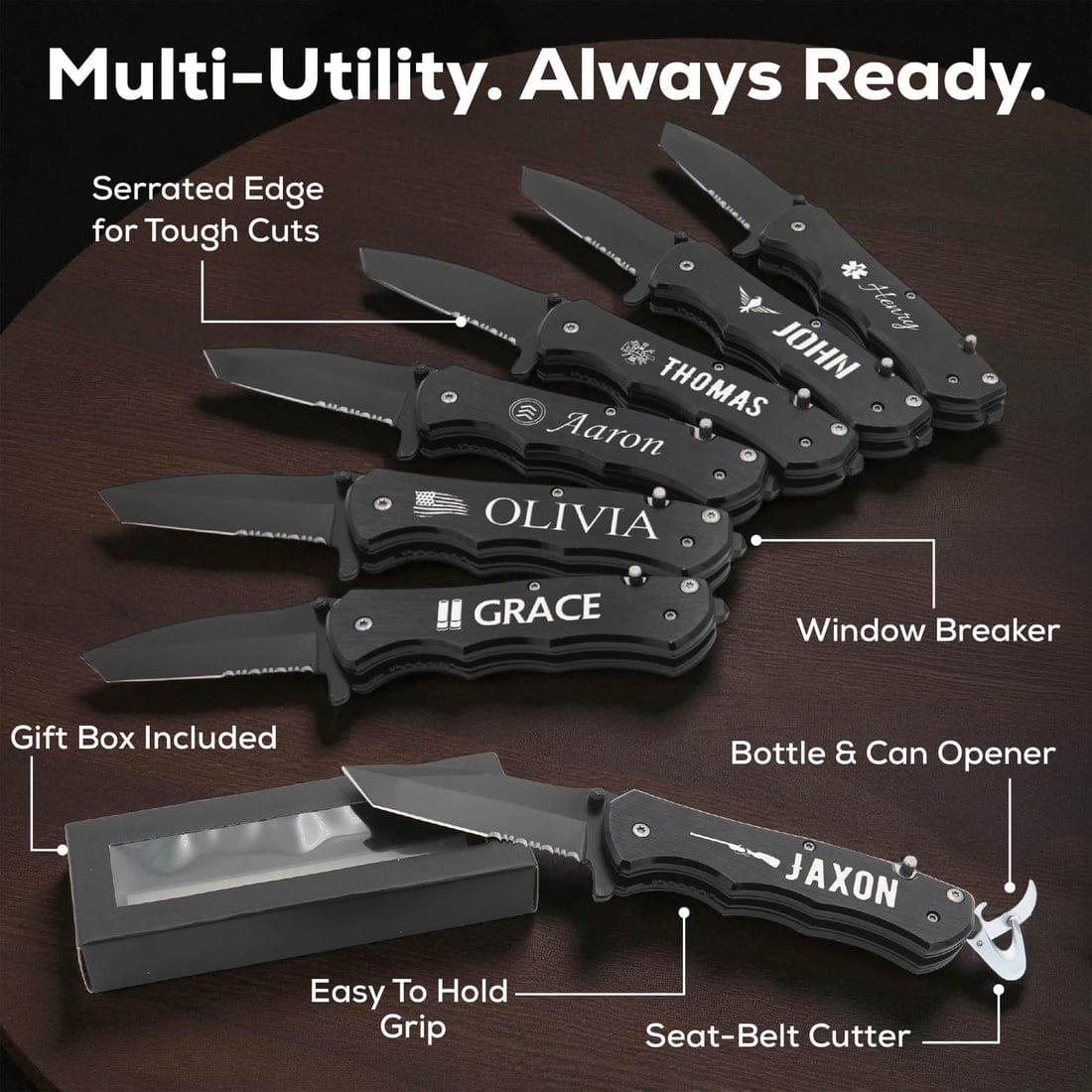 Personalized Multi-Utility Knife