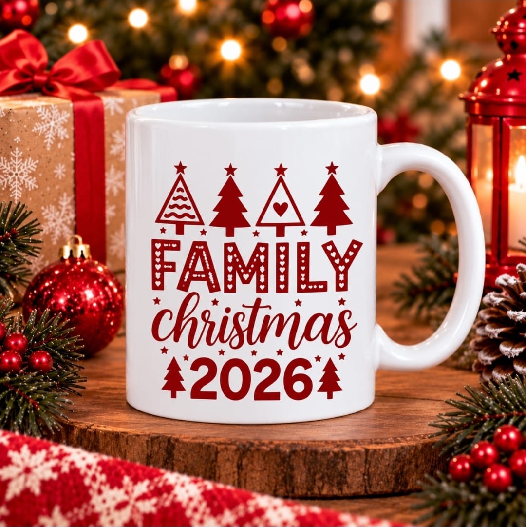 Family Christmas 2026 Mug