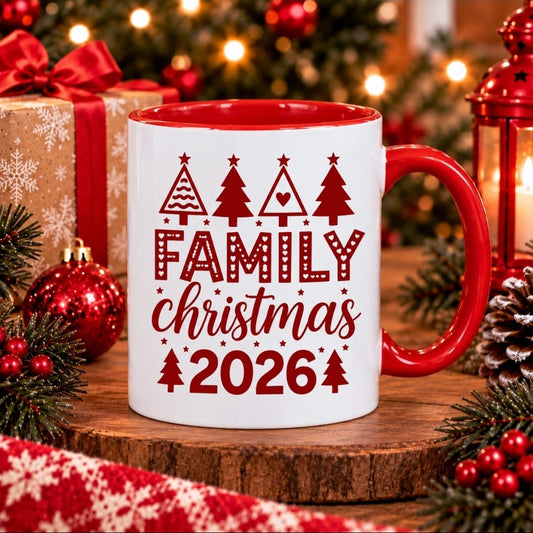 Family Christmas 2026 Mug