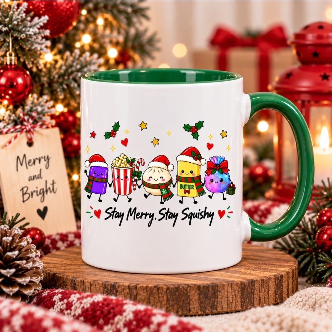 Stay Merry Stay Squishy Mug
