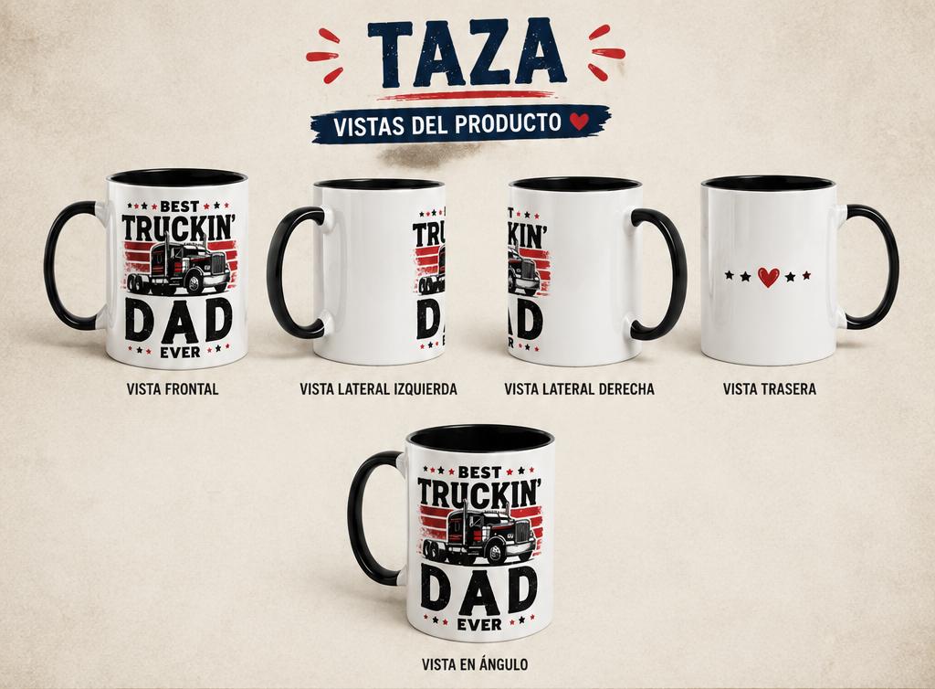 Camiseta + Taza "Truckin Dad"