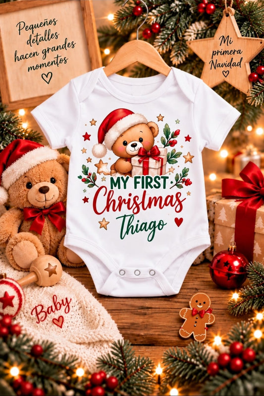 My First Christmas Baby Onesie