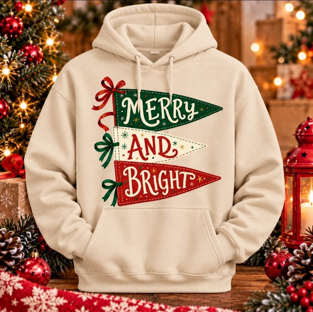 Merry and Bright Hoodie