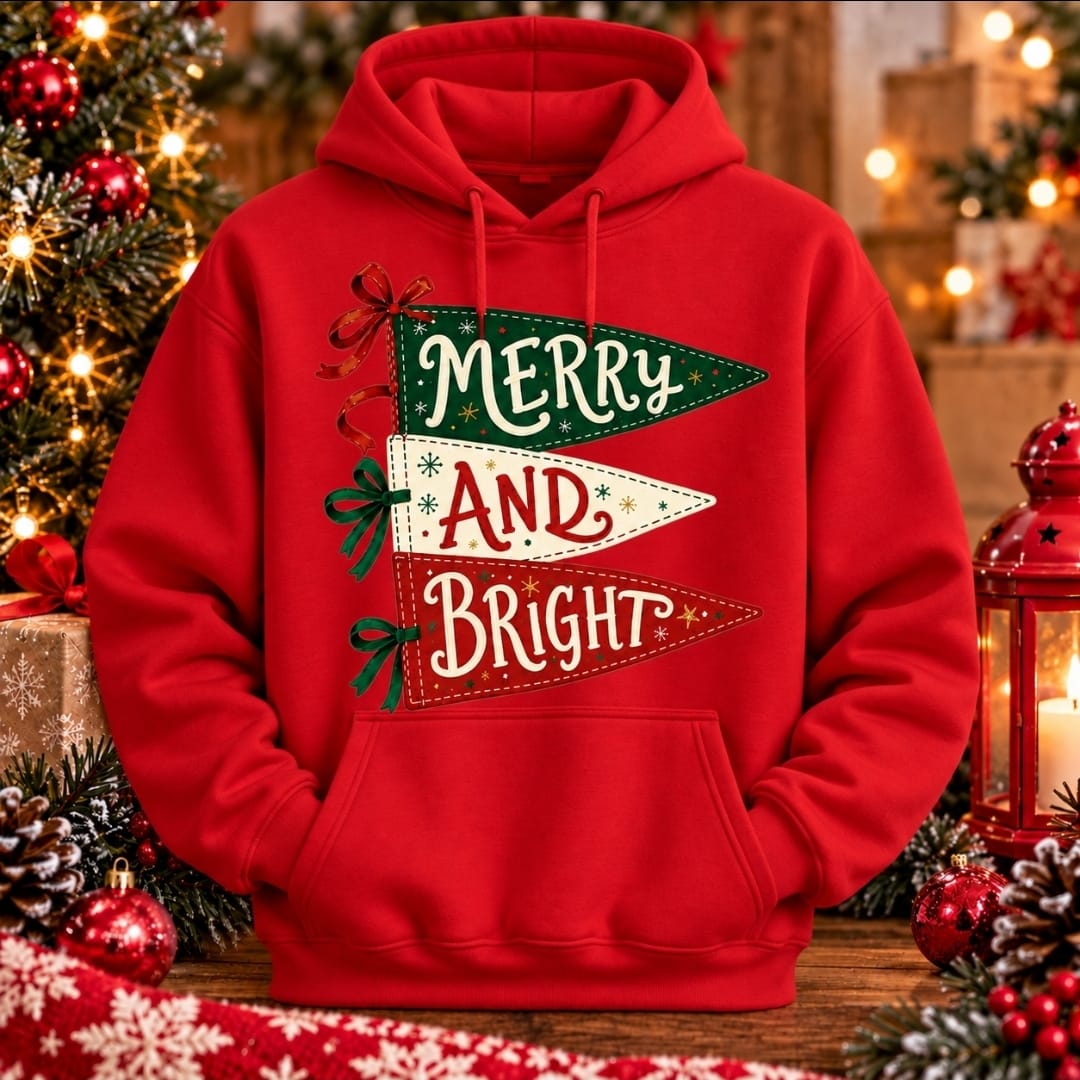 Merry and Bright Hoodie