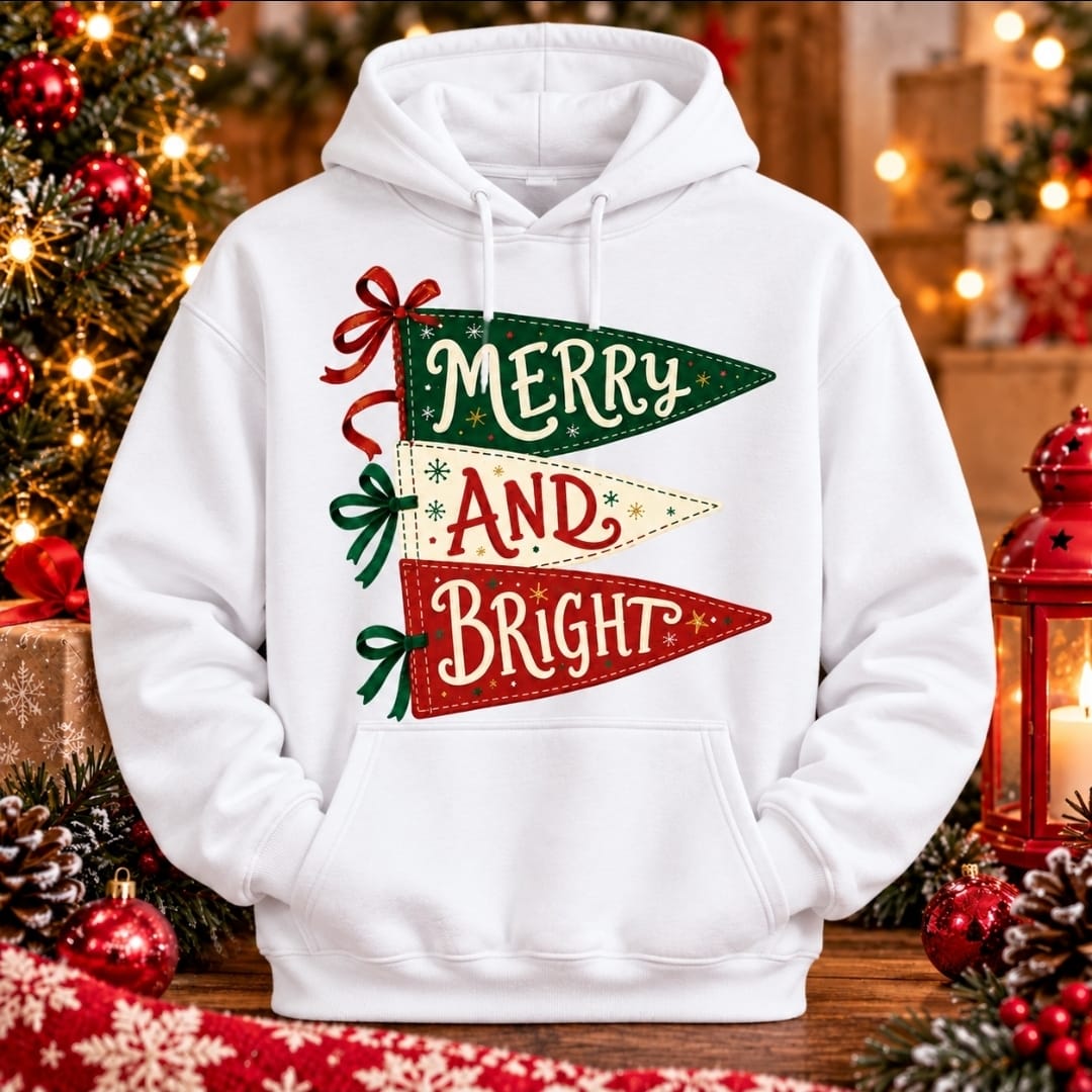 Merry and Bright Hoodie