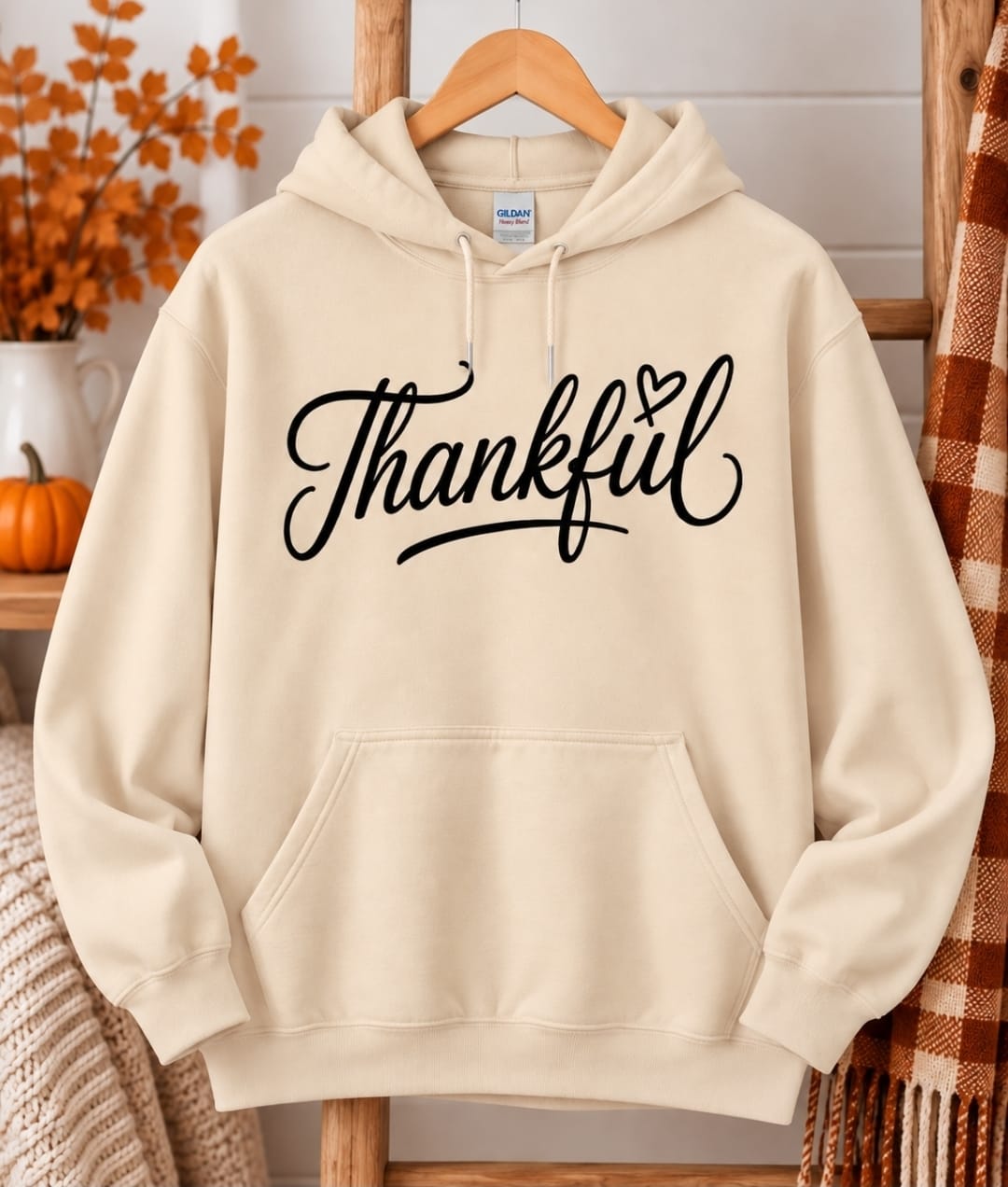 Minimalist Thakful Hoodie