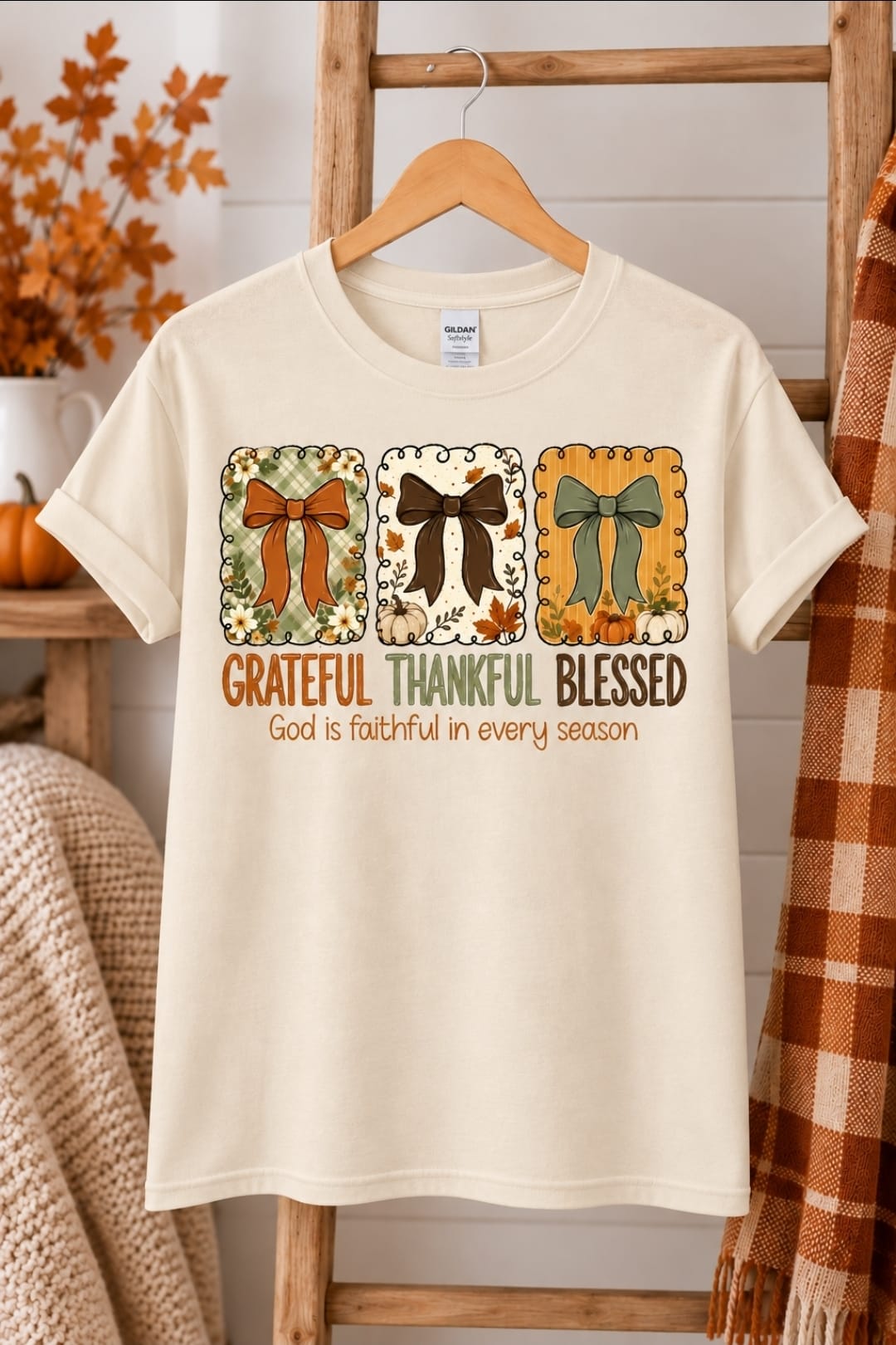 Grateful Thankful Blessed T-Shirt