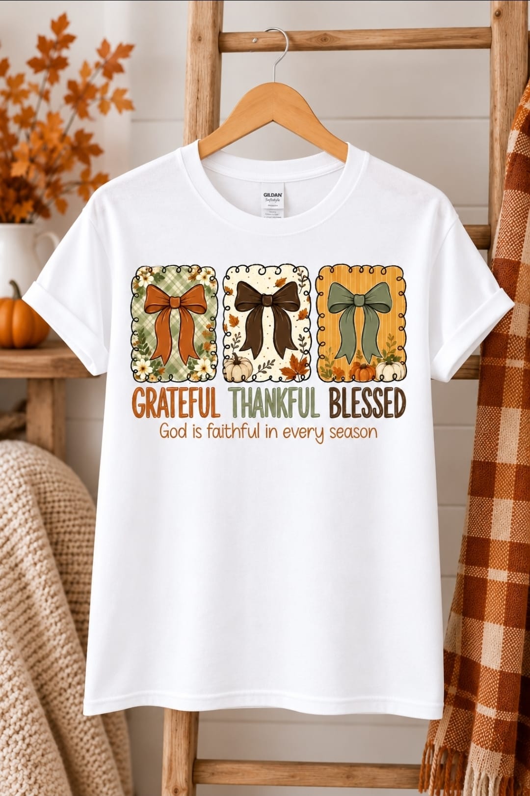 Grateful Thankful Blessed T-Shirt