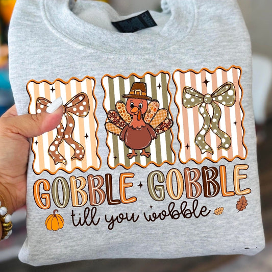 Gobble gobble till you wobble!