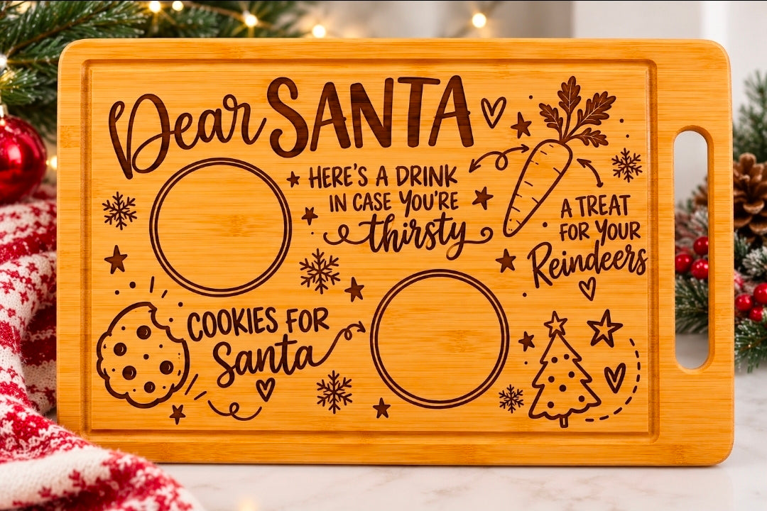 Santa's Christmas Eve Treat Board