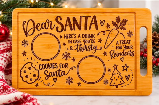 Santa's Christmas Eve Treat Board