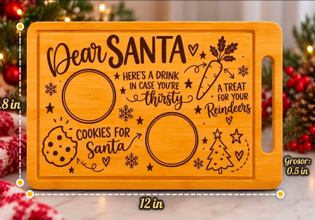 Santa's Christmas Eve Treat Board